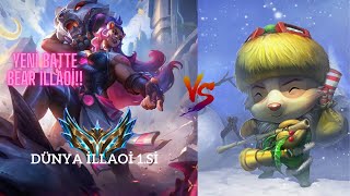 YENİ KOSTÜMLE İLK OYUN  OYUNA BAKIŞ AÇINIZI DEĞİŞTİRİN  Illaoi Vs Teemo  League Of Legends [upl. by Chemosh759]