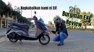 Suzuki Burgman EX ReviewTop SpeedBROS Motorides [upl. by Alyl47]