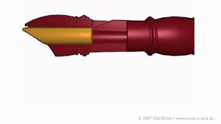 Animation Tonerzeugung Blockflöte [upl. by Gayelord]