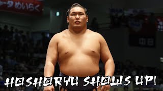 Hoshoryu Survives in his Ozeki Debut His Aki 23 [upl. by Suryt765]