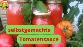 Tomatensauce selber machen🍅Grundrezept [upl. by Ahsats718]