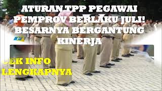 PERUBAHAN ATURAN TPP PEMPROV BERLAKU JULI BERGANTUNG CAPAIAN KINERJA [upl. by Pandolfi295]