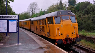 31465 WORKS A NETWORK RAIL TEST TRAIN TO ERNESETTLE RNAD ON THE GUNNISLAKE BRANCH  10th May 2012 [upl. by Hehre]