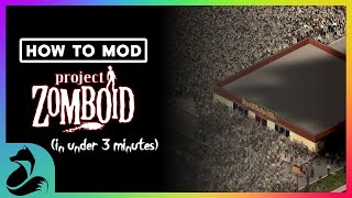 HOW TO MOD  Project Zomboid In Under 3 MINUTES Singleplayer AND Multiplayer 2024 [upl. by Ydnyc]