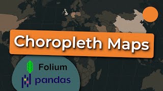 Building Choropleth Maps with Folium and Pandas Python [upl. by Naitsirk]