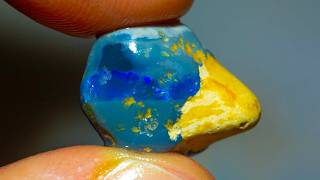 Uncut gem black opal delivers a surprising result [upl. by Ideih]