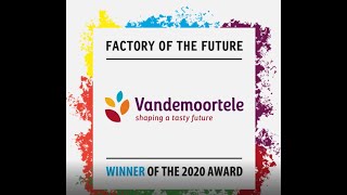 Vandemoortele Izegem wins quotFactory of the Futurequot 2020 award [upl. by Nalced294]