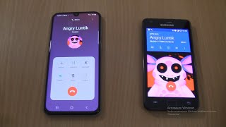 Angry Luntik Incoming callampOutgoing call at the Same Time Samsung Galaxy A40S2 Android 7 [upl. by Nuahsad]