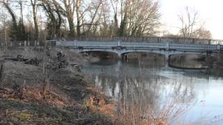 SUFFOLK STOUR BORLEY ROAD BRIDGE RODBRIDGE SUDBURY SUFFOLK [upl. by Coshow26]