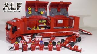 Lego Speed Champions 75913 F14 T amp Scuderia Ferrari Truck  Lego Speed Build Review [upl. by Herculie]