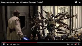 Grievous with too many lightsabers Extended Version [upl. by Pros]