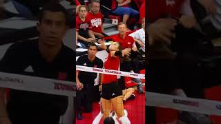 Whitney Lauenstein Big Hit Whit Nebraska Husker Volleyball vs Tulsa 8262022 [upl. by Rabbaj]