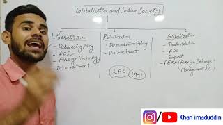 Globalization and Indian society  New Industrial Policy1991 LPG [upl. by Laefar66]