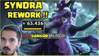 Yeni Rework Yiyen Syndra İle Tek Atmak Çok Basit  LoL [upl. by Mcnalley]