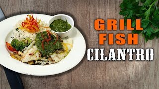 Grill Fish Cilantro Recipe  Best Grilled Fish Cilantro Making  Yummy Street Food [upl. by Ellinger831]