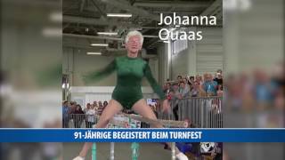 91Jährige begeistert beim Turnfest [upl. by Aisel]