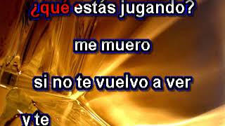 Te amo Nicho Hinojosa KARAOKE [upl. by Yllime]