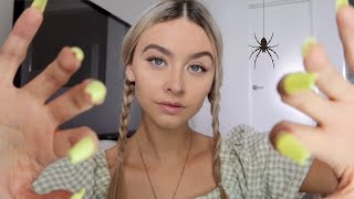 ASMR Fall Asleep FAST🌙🕷Spiders Crawling Up Your Back Relaxation Games Etc [upl. by Pulchia942]