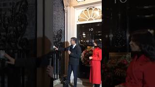 Prime Minister Rishi Sunak turns on the Christmas lights at Downing Street [upl. by Epperson]