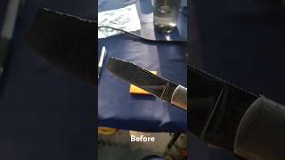 Saving Another Broken Blade regrind restoration satisfying [upl. by Sax]