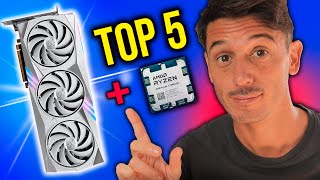 TOP 5 COMBOS CPU  GPU Gaming 2024 Octubre  Mejores Presupuestos PC Gamer [upl. by Gabriel]