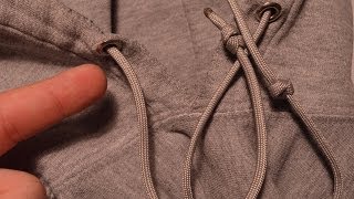 How to Fix Your Drawstring in a Hoodie or Sweat Pants with Paracord  BoredParacord [upl. by Drofkcor]