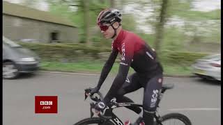 Chris Froome out of Tour de France after accident France  BBC News  12th June 2019 [upl. by Naerol]