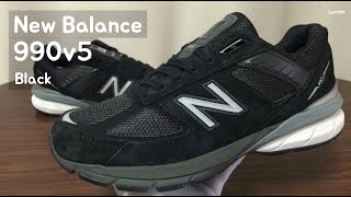 ENG 뉴발란스 990v5 블랙 New Balance 990v5 Black [upl. by Sanger840]