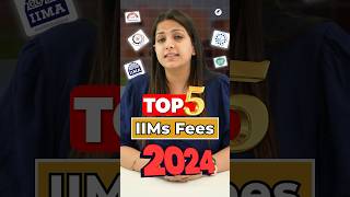 💥Top 5 IIM’s in India Fees 2024 😱IIM Fees Structure for MBA💥shorts mba iim fees2024 viral [upl. by Thia451]