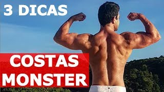 3 GRANDES DICAS PARA TER COSTAS MONSTER [upl. by Zara]