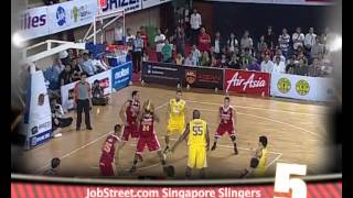 JobStreetcom Singapore Slingers Top 10 Plays of 2013 Season [upl. by Shirl]