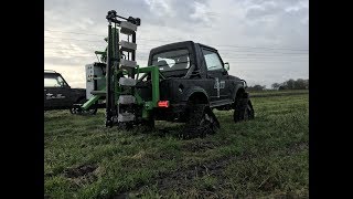 Nonstop Bodenprobengerät ED18 Bodenproben von Höfen electric drive soil sampling 30cm [upl. by Enirroc]