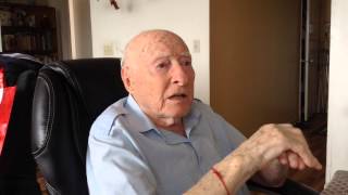 Benjamin Danzig Interview with a veteran pilot of World War II Part 1 [upl. by Nicki]