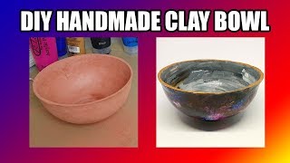 DIY AIR DRY CLAY BOWL [upl. by Walworth490]