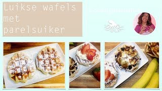 Luikse wafels met suikerparels [upl. by Ytsud]