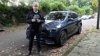 MercedesBenz EQA 2022 Review dependable luxury electric SUV but with limitations  WhichEV [upl. by Idalia240]