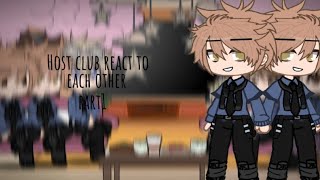 Host Club react to [upl. by Valerye973]