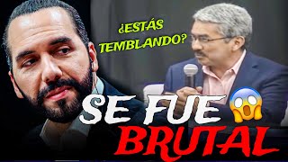 ¿ESTÁS TEMBLANDO Bukele destruye a ACADÉMICO hasta casi van a los MADRAZOS😱 [upl. by Ginevra768]