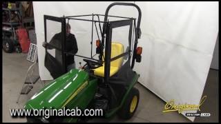 Original Tractor Cab Hard Top Enclosure 11845 12009 Installation Video [upl. by Hazen]