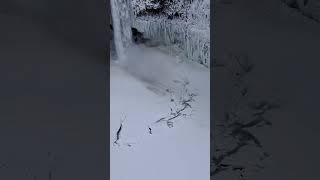 Palouse Falls Frozen January 21st 2024 washington palousefalls waterfall winter frozen [upl. by Coppock501]