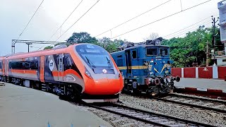 8 IN 1 Terrific HONKING Trains 2 Musical Railway Track Sound 1  Train Video  INDIAN RAILWAYS [upl. by Lucienne]