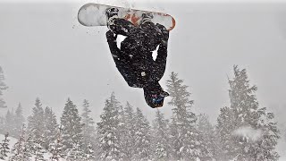 MY FIRST SNOWBOARD BACKFLIP [upl. by Amabel]