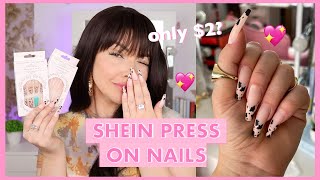 How I Make Shein Press On Nails Look Natural  Easy Removal Process Without Damaging My Own Nails [upl. by Candra]