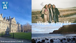 a week in my life at Trinity College Dublin  Harvard study abroad diaries [upl. by Karlee]