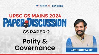 UPSC GS Mains 2024  GS Paper 2 I Polity amp Governance [upl. by Mable]