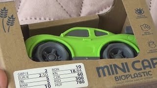 Bioplastic Mini Car Unboxing and Test [upl. by Tanny]