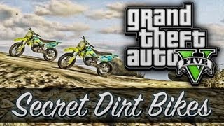 GTA 5 quotSecret Dirt Bikequot Location Secret Vehicles in GTA 5 [upl. by Johansen]