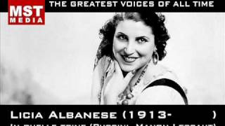 100 Greatest Singers LICIA ALBANESE [upl. by Maitilde]