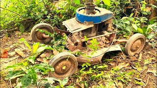 Restoration Industrial Lawn Mowers  Restoring Old Lawn Mowers part 1 [upl. by Hauhsoj]