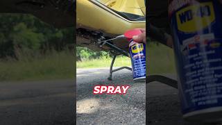 Protect Your Bike  Scooter  Car  Motorcycle  Scooty From Rust By Using WD40 shorts [upl. by Latreshia]